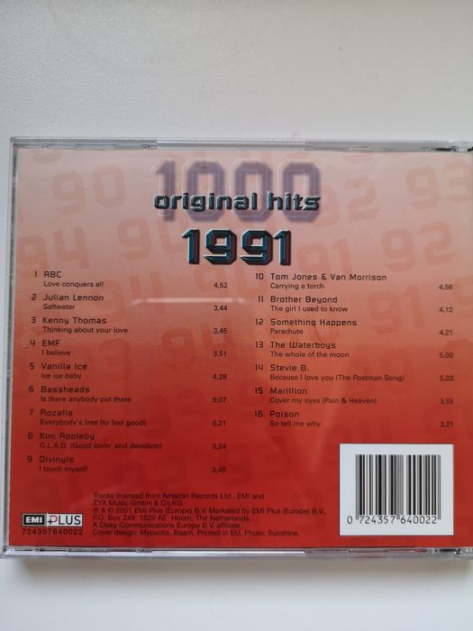 1000 Original hits 19901994 Bucuresti Sectorul 1 • OLX.ro