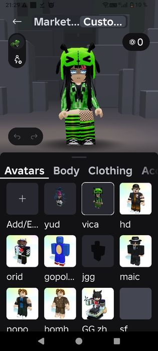 Даже аккаунт roblox