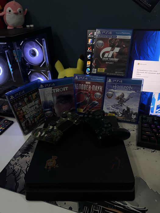 PlayStation 4+2джостика