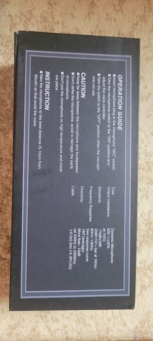 Mikrofon sotiladi. Yangi ishlatilmagan.