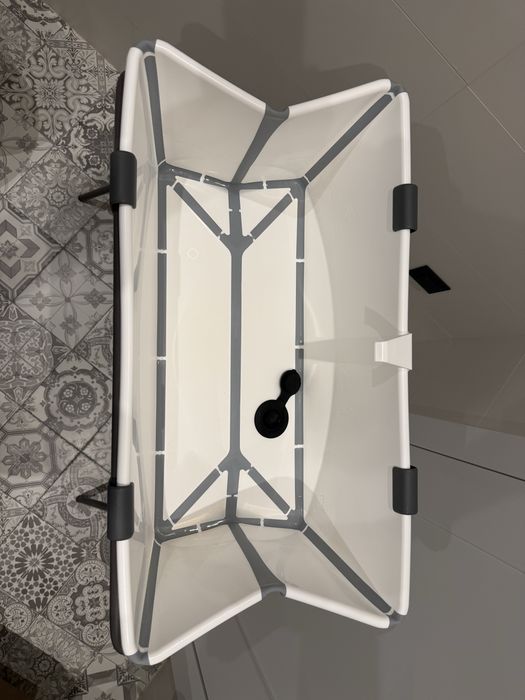 Вана Stokke Flexi Bath със стойка и шезлонг