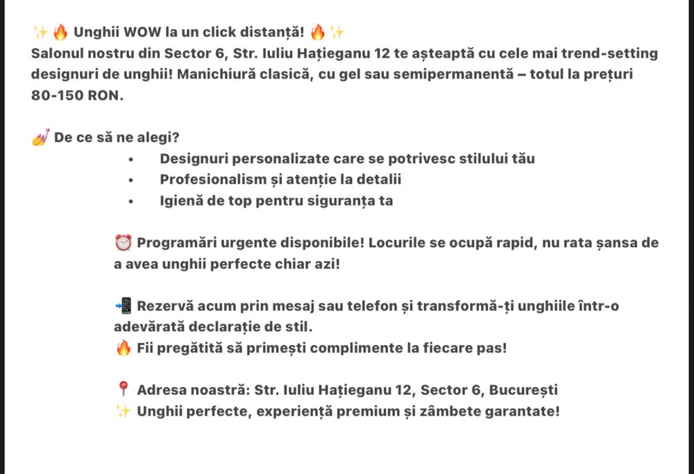 Servicii pentru descriere si optimizare afaceri