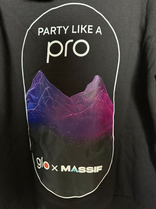 Hanorac glo x massif negru S