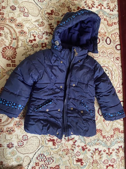 зимний детский комбинезон 86см куртка+штаны