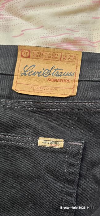 Blugi denim culoare neagra