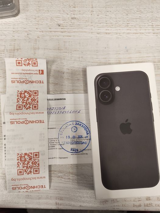 Айфон 16 128 ГБ.чисто нов с гаранция