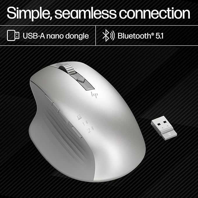 Нова безжична мишка HP 930 Creator Wireless Mouse / Bluetooth / 4000 DPI / Multi-Device
