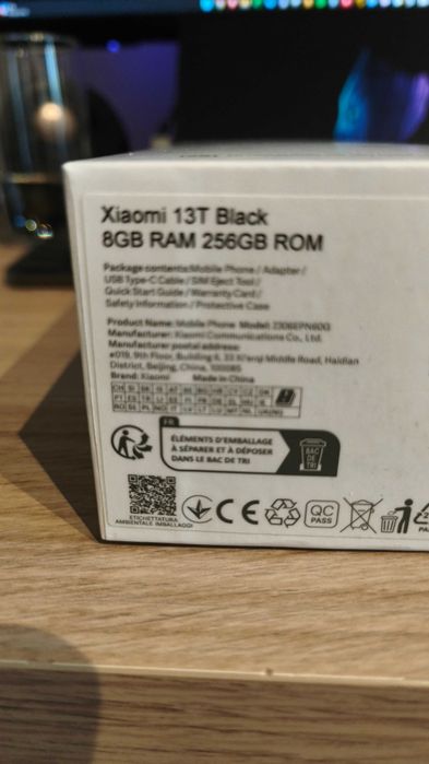 Xiaomi 13 T Black 8GB 256GB