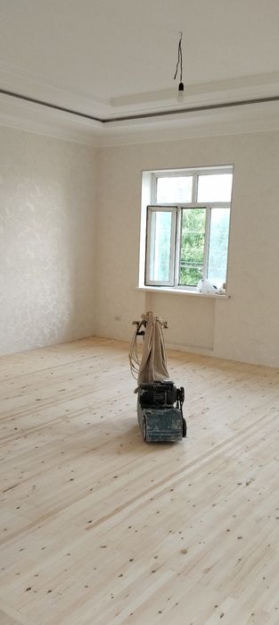 Шлифовка пол паркет рестоврация лакировка