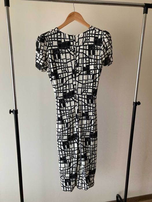 Rochie Max Mara, mărimea 42 IT, negru cu alb (nouă)