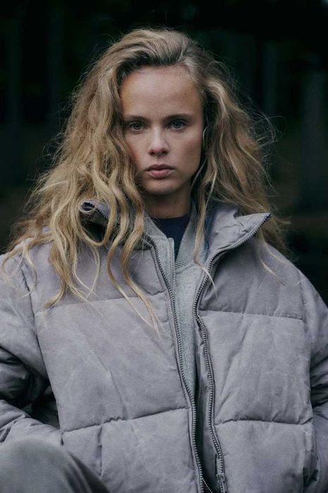 Ново пухено яке Zara, S