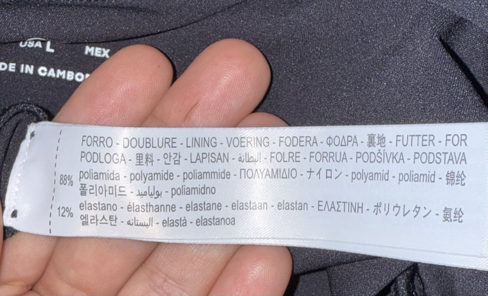 Salopetă sport modelatoare Oysho Compressive cu fermoar – Mărimea L (se potrivește M)