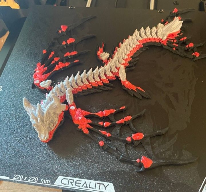 3д Шарнирный Дракон