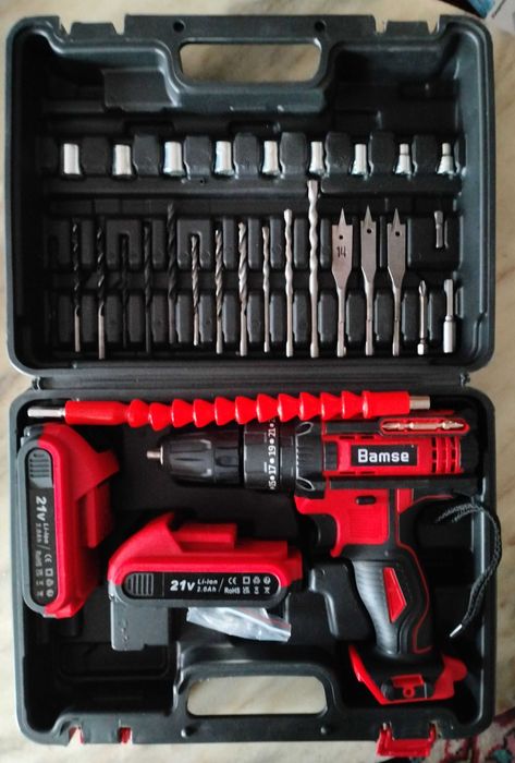 Винтоверт с две батерии & Бормашина