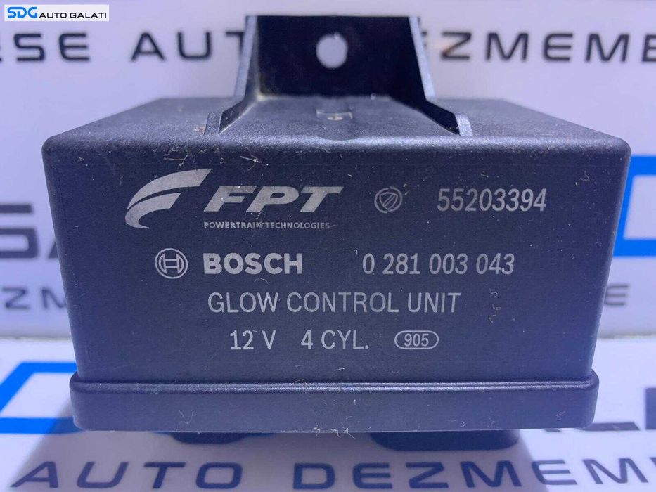 Releu Bujii Fiat Doblo 2.0 D JTD Multijet 2010 - 2018 Cod 55203394 0281003043 [S0065]