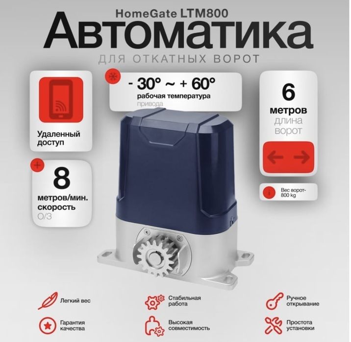 Продам автоматику для откатных ворот