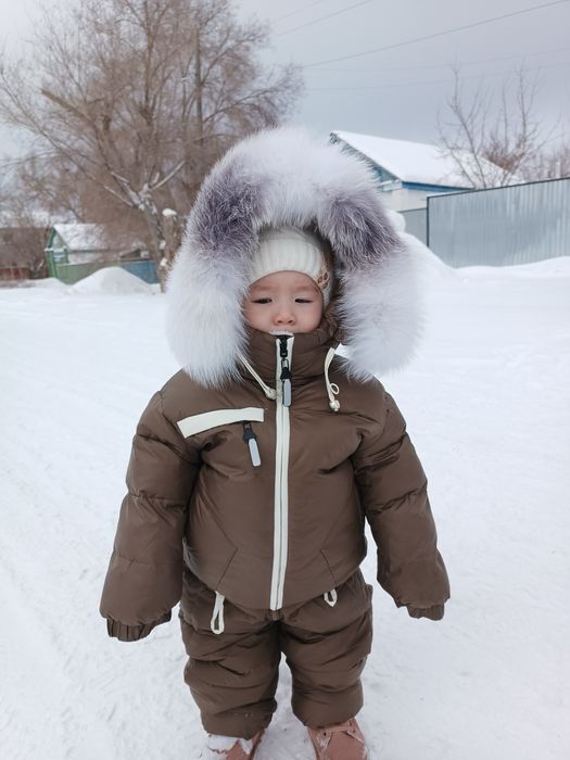 Зимняя куртка комбинезон