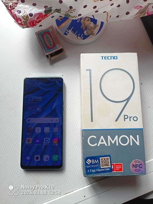 Tecno comon 19 pro 8/128