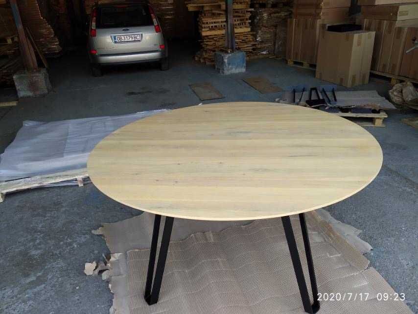 Луксозни маси от МДФ + дъбов фурнир