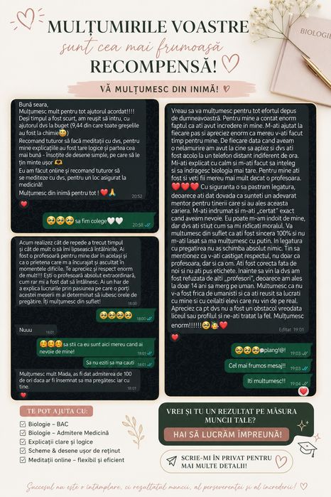 Meditatii biologie