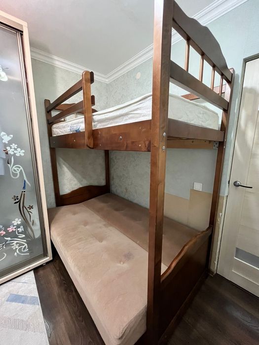 Шкаф еки этаж детский крават