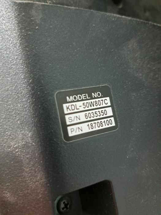 Телевизор Sony model KDL-50W807C