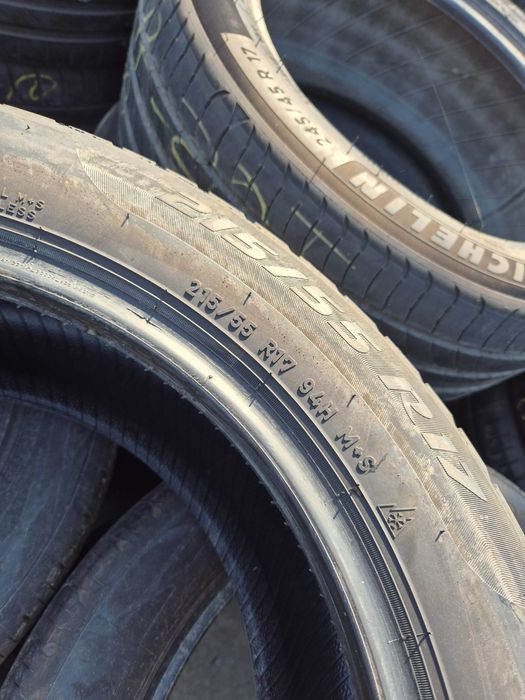 2 Anvelope M+S - 215/55/17 - PIRELLI - Stare Foarte BUNA - DOT 2023 !
