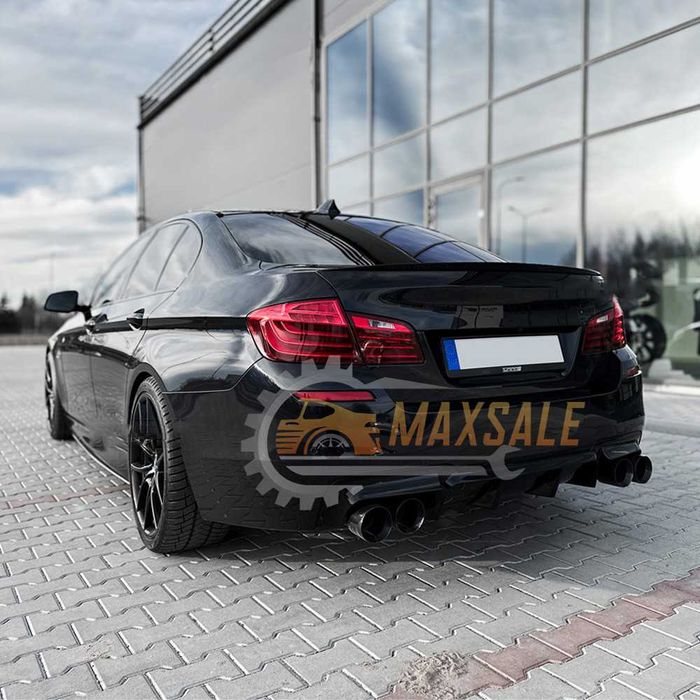 Лип спойлер за F10 багажник M Sport на BMW 5 серия седан спорт м пакет