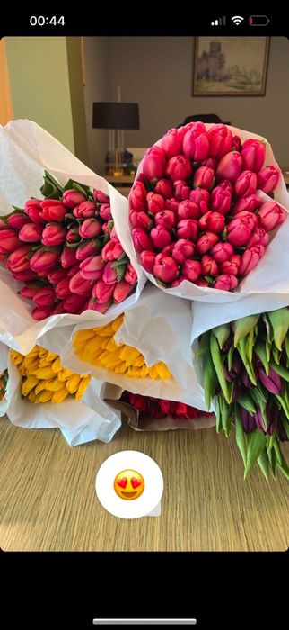 Тюльпаны оптом на 8 марта