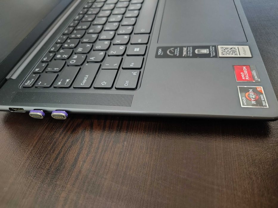 Lenovo Yoga Pro 7 2.8К дисплей / Ryzen 5 7535HS / 16GB DDR5 6400 / 512GB Samsung NVMe / Подсветка