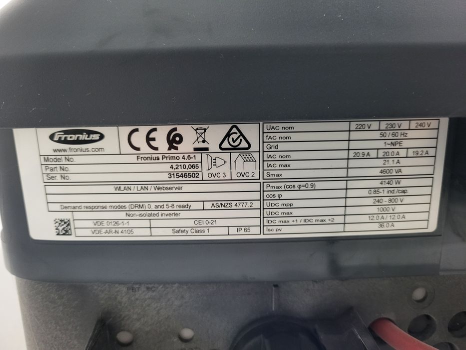 Invertor monofazat Fronius Primo 4,6-1