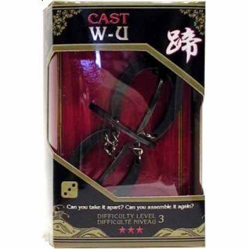 Метални триизмерни пъзели Hanayama Cast W-U, S&S и Cage