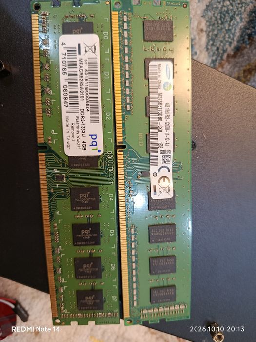 DDR3 4+4gb ОЗУ для ПК