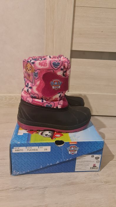 Зимняя обувь девочке 27р