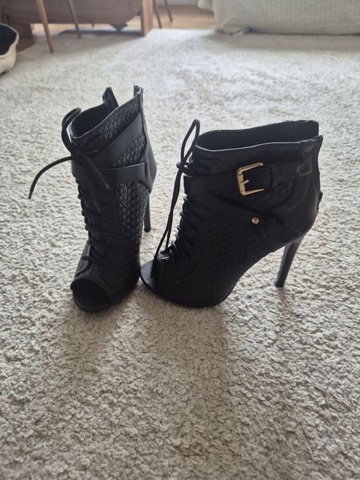 Botine  toc si  varf deschis 36