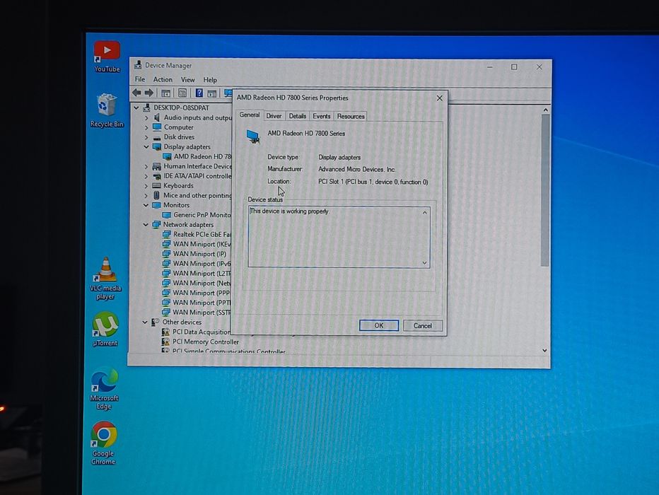 Видеокарта Radeon HD 7850 2 gb