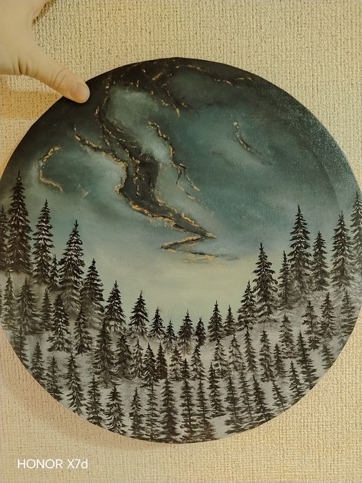 Картина маслом д30