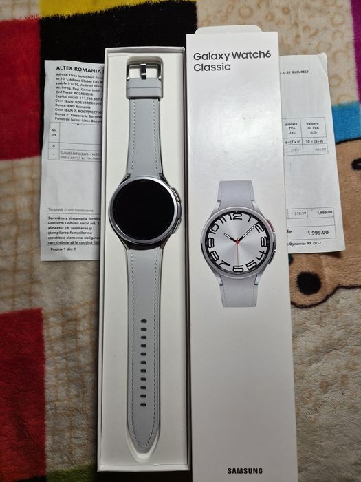 Samsung Watch 6 Clasic LTE (fără încărcător)vând/schimb