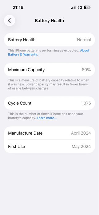 Iphone 15Pro holati ideal