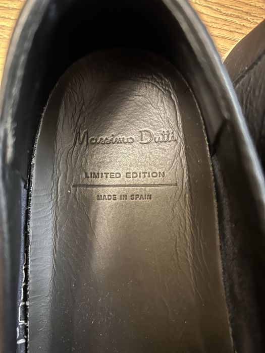 Кожаные эспадрильи Massimo Dutti Limited Edition