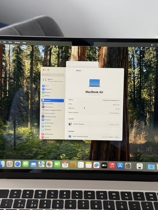 Macbook Air 15 M4 - 512/16GB - Ca Nou