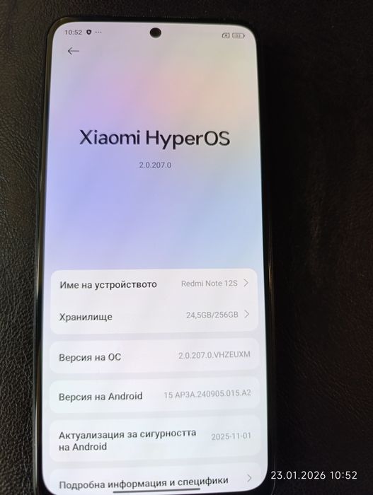 Xiaomi redmi note 12s Black