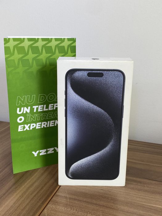 iPhone 15 Pro Max, 256 GB, Blue Titanium, Foarte bun, Cod produs: 7579