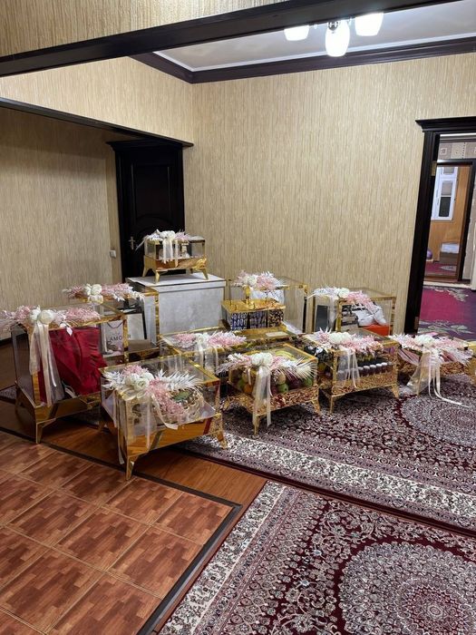 Fotixa to'y va Beshik toʻy sarpo idishlarimiza bor