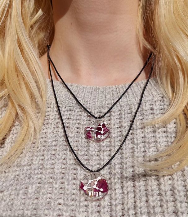 Астрологични гердани от епоксидна смола