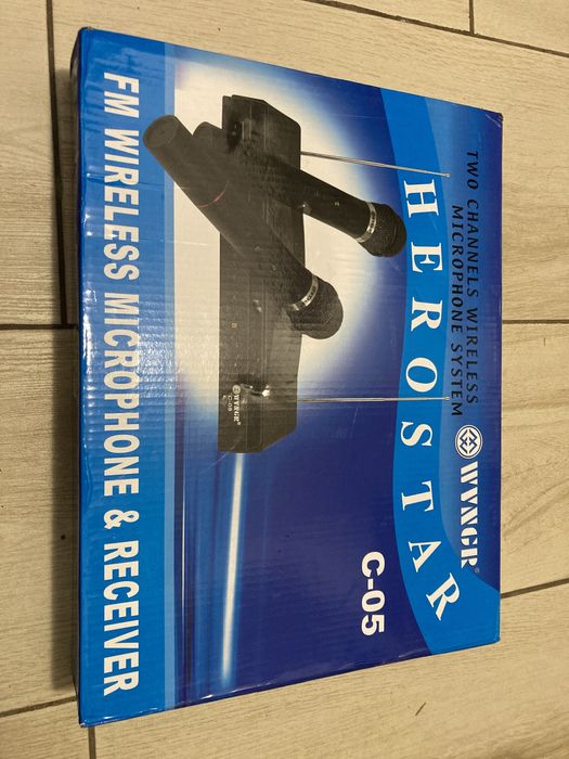 Statie Karaoke 2 microfoane wireless