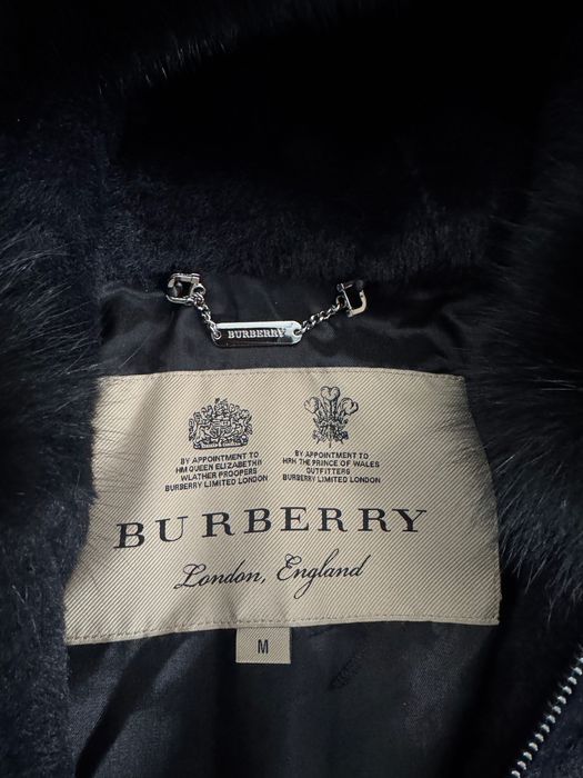 Яке с естествен косъм на Burberry