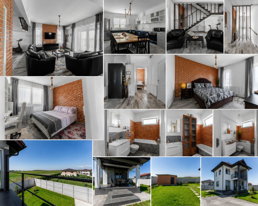 Casă nouă P+E+Pod – ECO – complet mobilată – mutare imediată – Dragomi