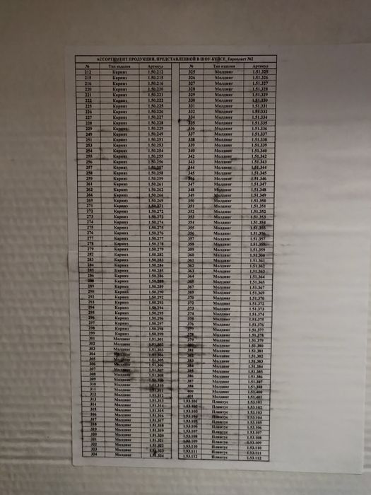 Образец лепнин "Европласт"