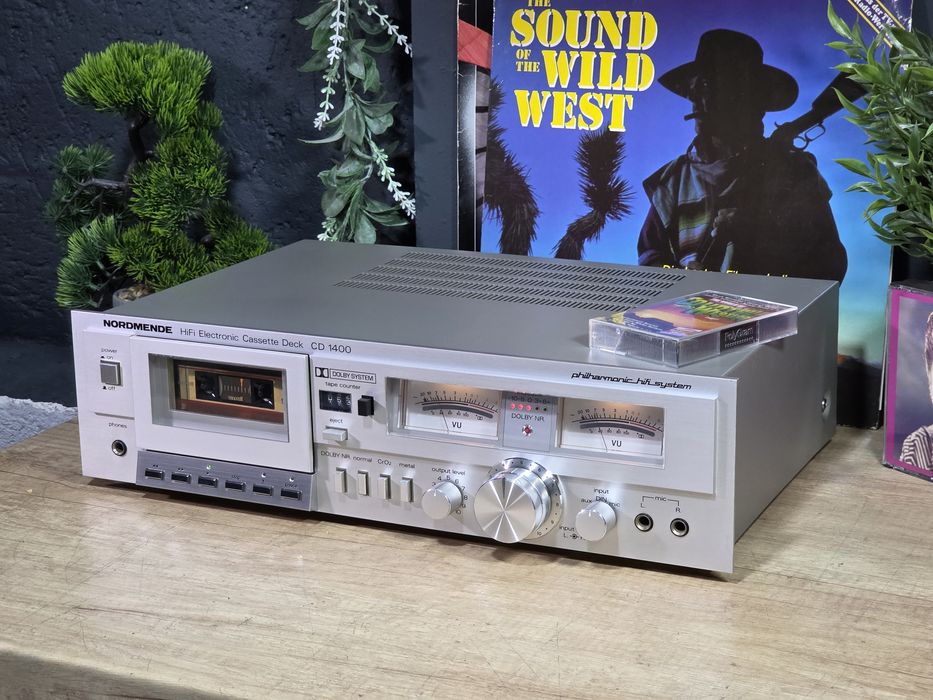 Casetofon deck NORDMENDE CD 1400, vintage hifi philharmonic System